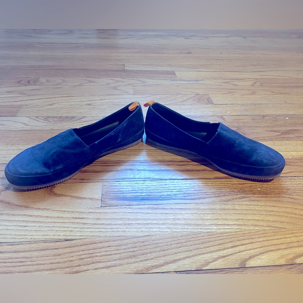 Mulo Navy Suede Loafers Men Size 10